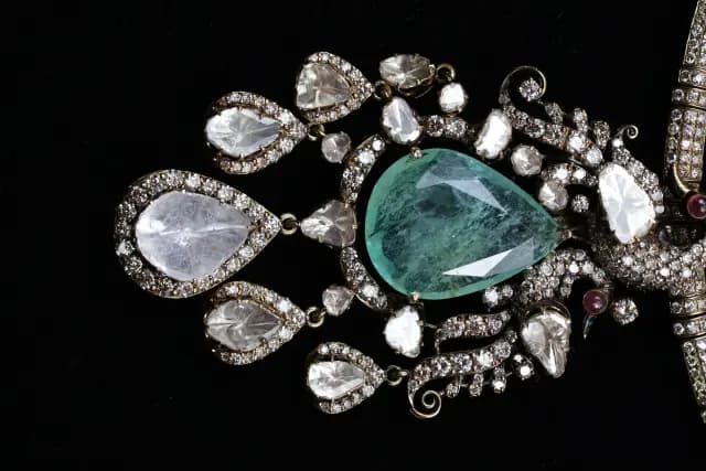 Royal Emerald and Diamond Statement Pendant